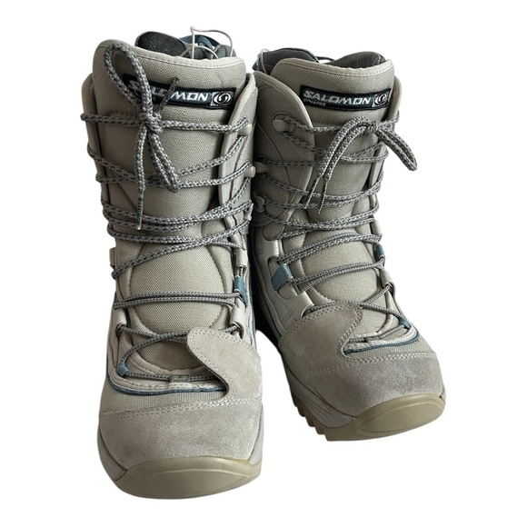 SALOMON Synapse Women's Snowboard Boots Lace Up Snow Shoes Size 10 - Picture 8 of 12
